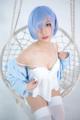 Coser@神楽坂真冬 Vol.005: 蕾姆 Milk by blue (150 photos) P26 No.558b0c